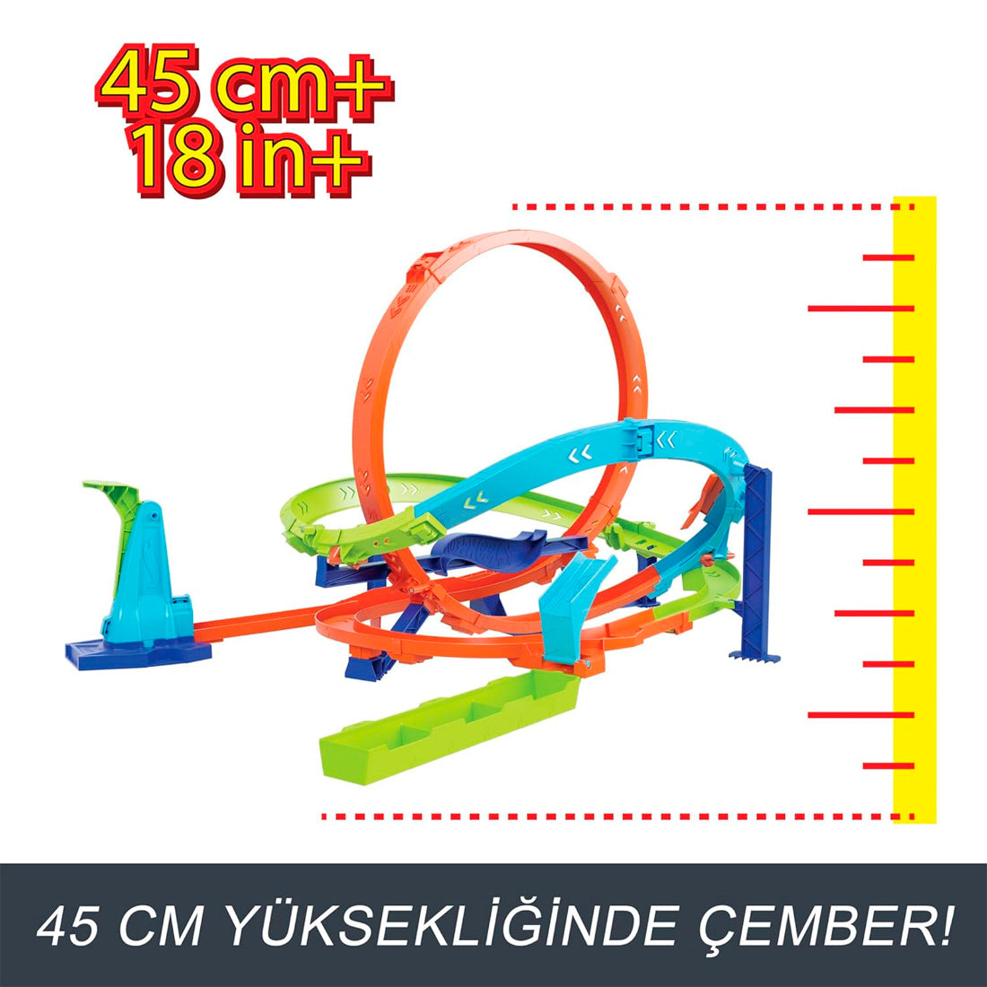 Hot Wheels Bumerang Çemberli Yarış Pisti HTK16