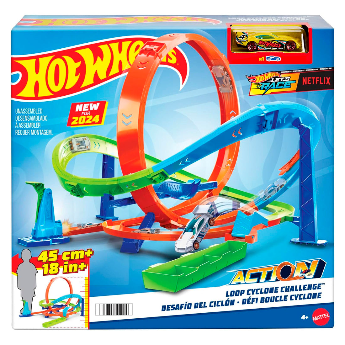 Hot Wheels Bumerang Çemberli Yarış Pisti HTK16
