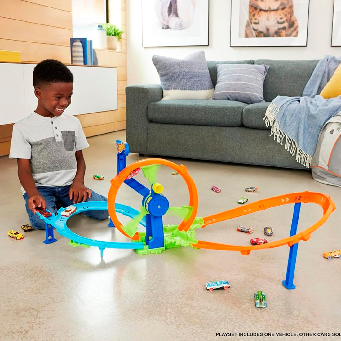 Hot Wheels Hızlı Fırlatma Ve Döngü Parkuru Jbx65