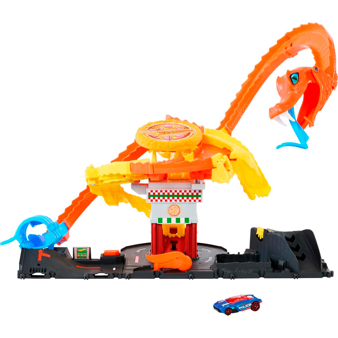 Hot Wheels Pizza Dükkanında Kobra Macerası Oyun Seti HTN81