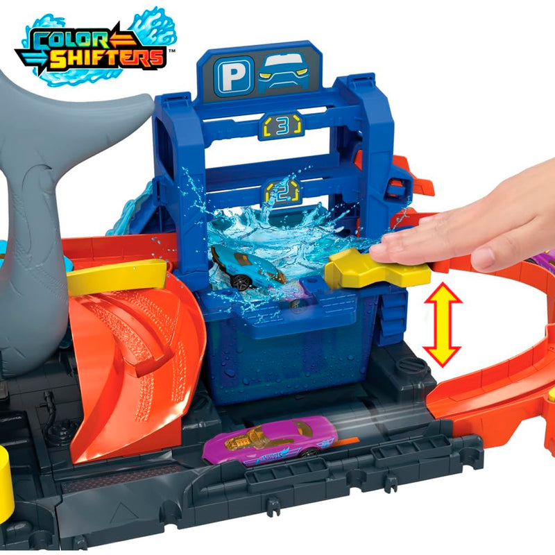 Hot Wheels Şehri Muhteşem Köpek Balığı Araba Yıkama Oyun Seti HTN82