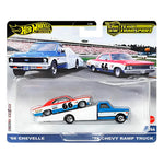 Hot Wheels Team Transport 66 Chevelle 72 Cvevy Ramp Truck