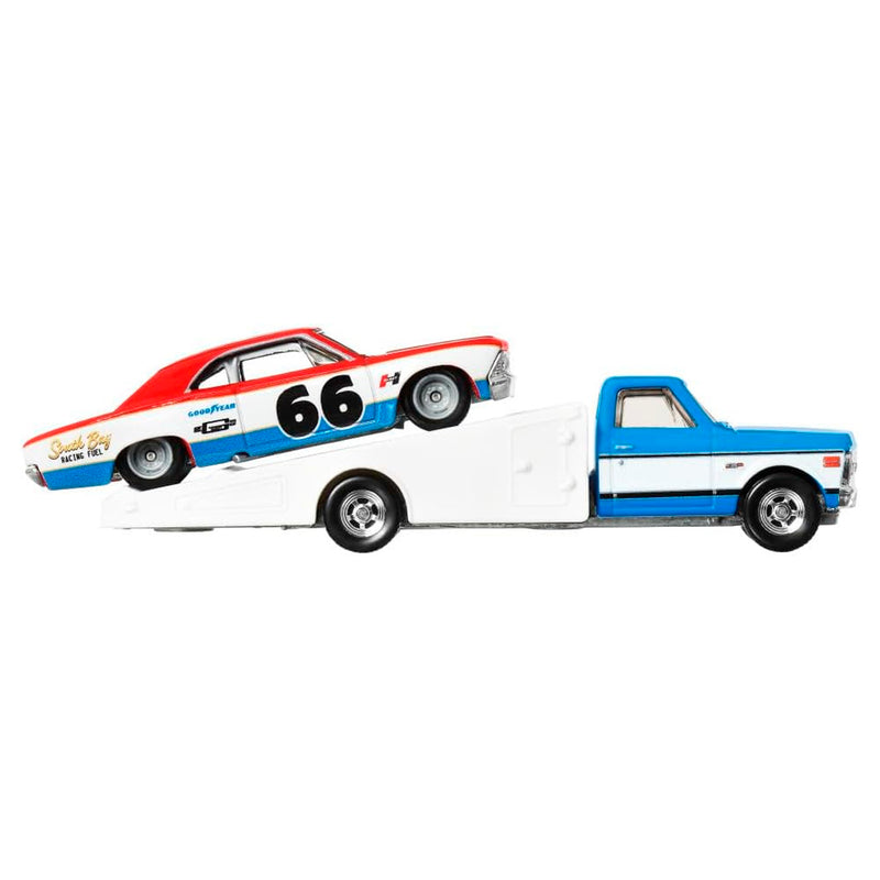 Hot Wheels Team Transport 66 Chevelle 72 Cvevy Ramp Truck