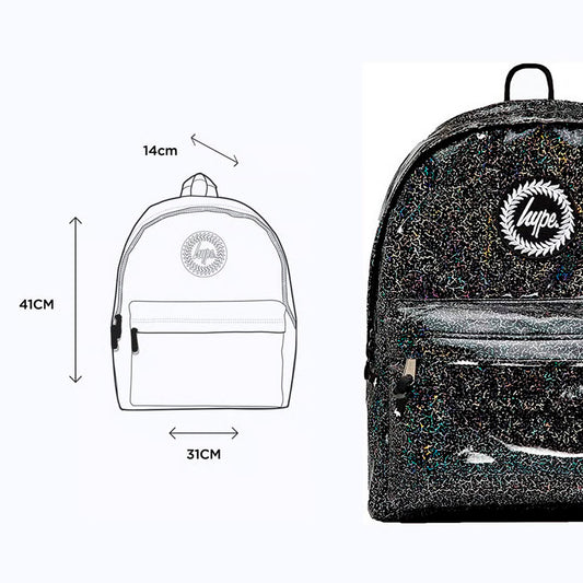 Hype Navy Blue Crack Backpack (TWLG-773_1SZ)