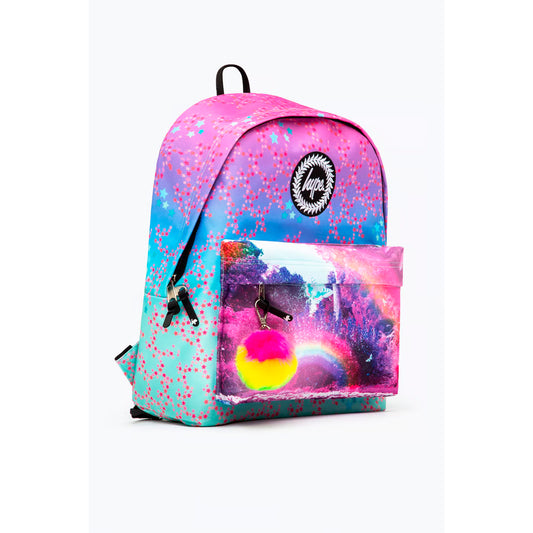Hype Pink & Blue Gradıent Raınbow Backpack (TWLG-770_1SZ)