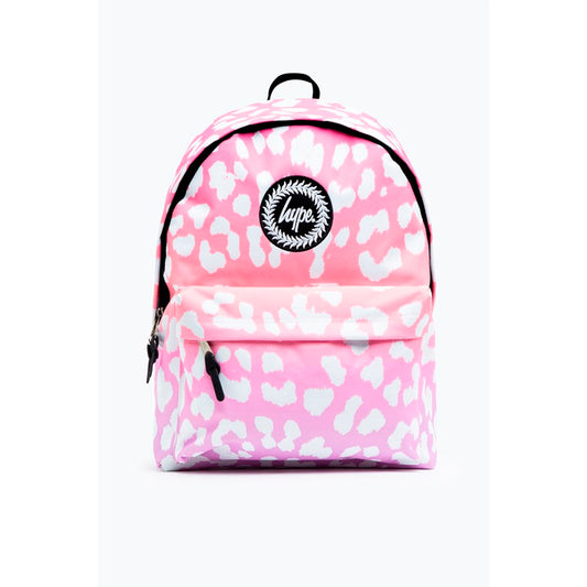 Hype Unisex Pembe Leopard Fade Crest Sırt Çantası