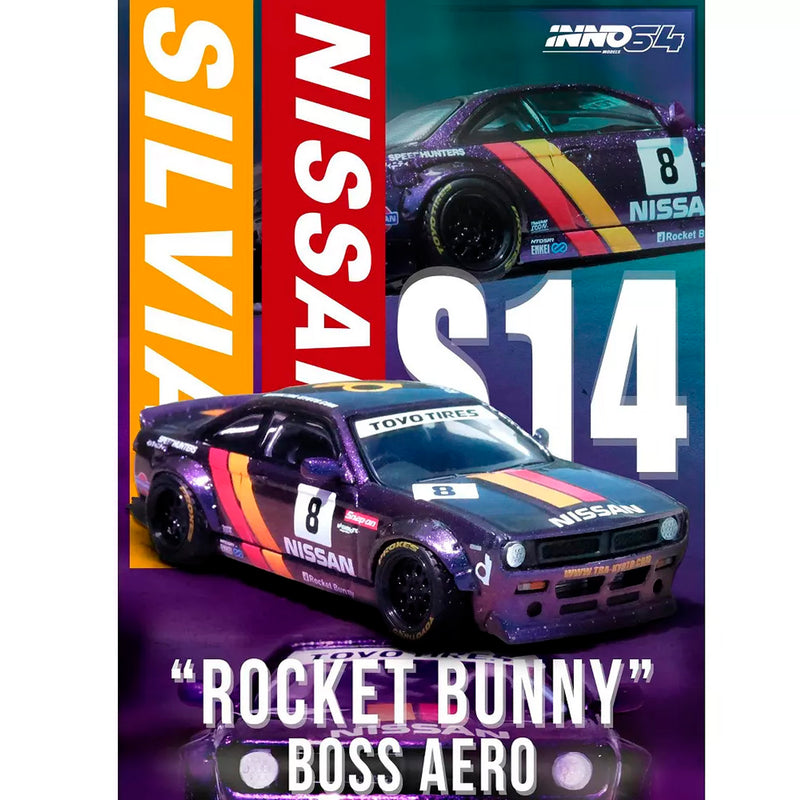 Inno Nissan Silvia (S14) Boss Rocket Bunnyin64-S14B-Prp