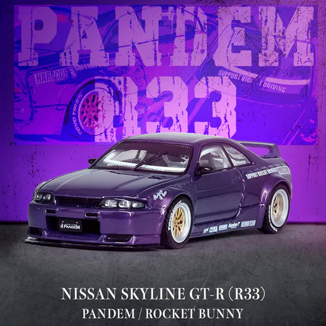 Inno Nissan Skyline Gt-R (R33) Pandem Rocket Bunnyin64-R33P-Ppl