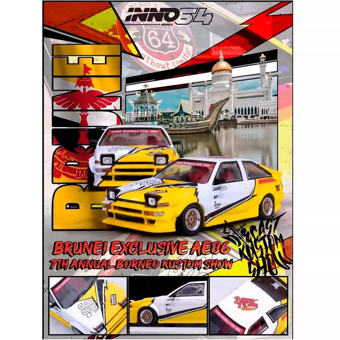 Inno Toyota Sprinter Brunei Exclusive Ae86 In64-Ae86T-Bdks24