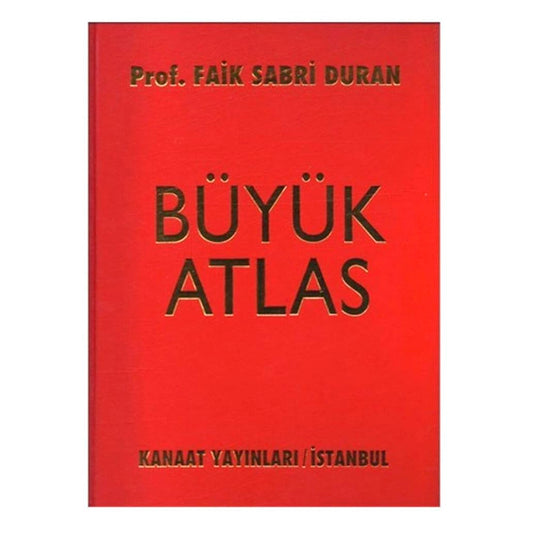 Kanaat Yayınları Golden Büyük Atlas Ciltli