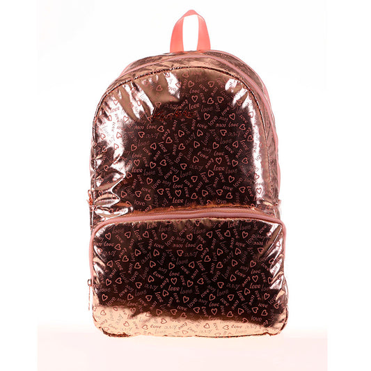 Kaukko Brokar Love Kız Çocuk Somon Sırt Çantası
