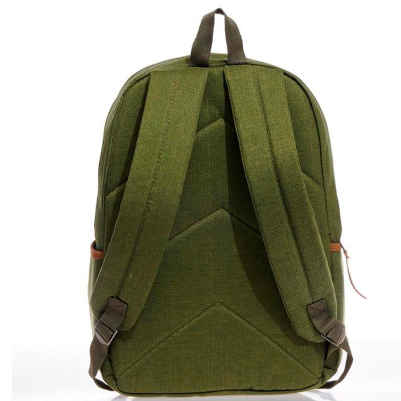 Kaukko Keten Haki Bordo Unisex Okul Sırt Çantası