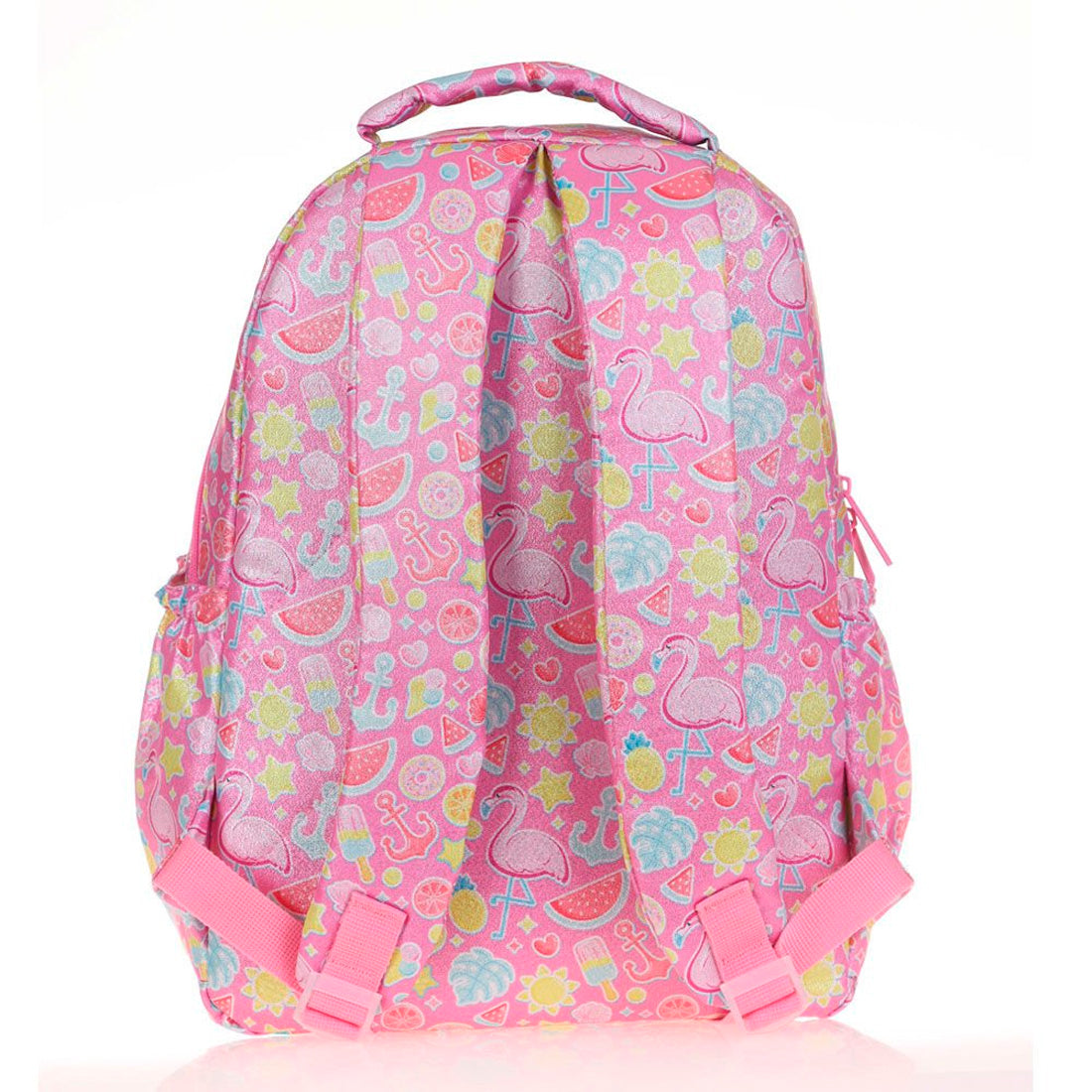 Kaukko Kids&Love Kız Çocuk Aynalı Simli Flamingo Sırt Çantası