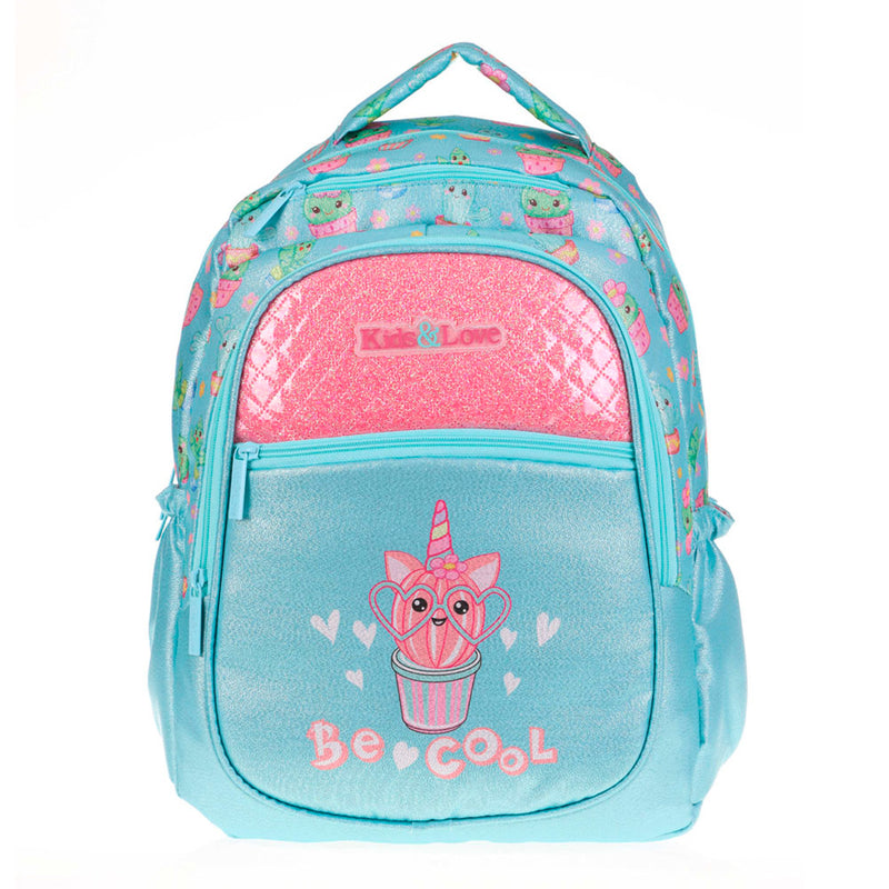 Kaukko Kids&Love Kız Çocuk Kapitone Cactus Sırt Çantası