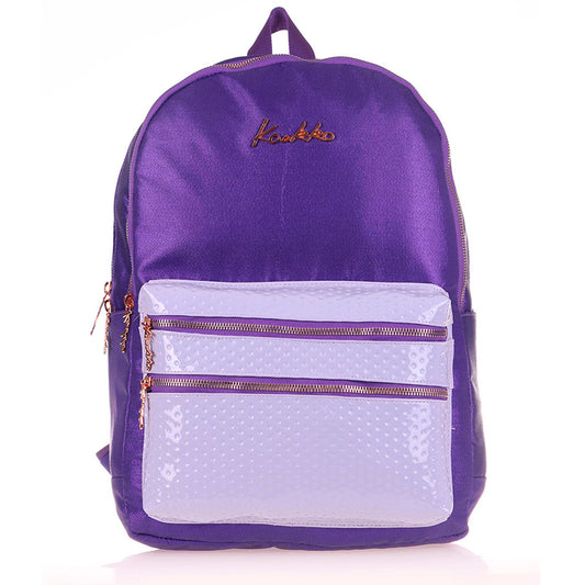 Kaukko Magic Dreams Simli Mor Kız Çocuk Sırt Çantası