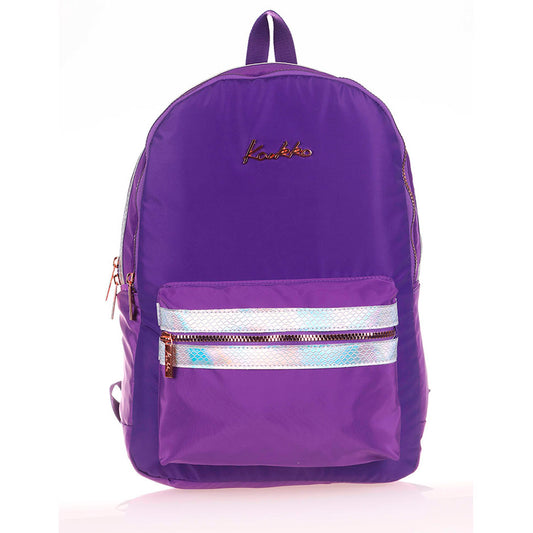 Kaukko Magic Gloss Mor Sırt Çantası K1583