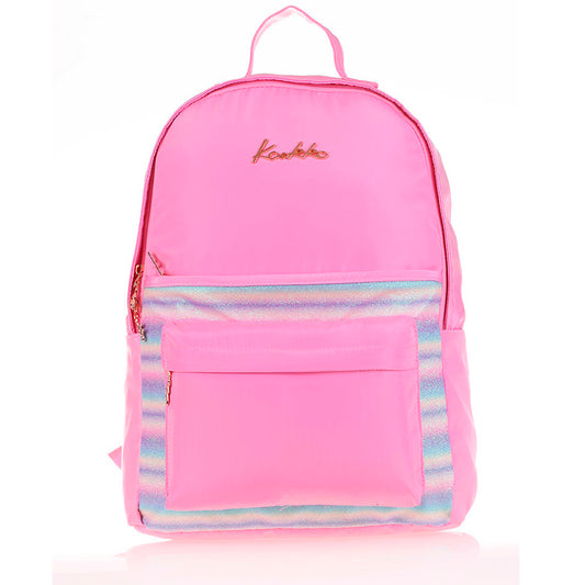 Kaukko Magical Simli - Pembe Sırt Çantası K1536