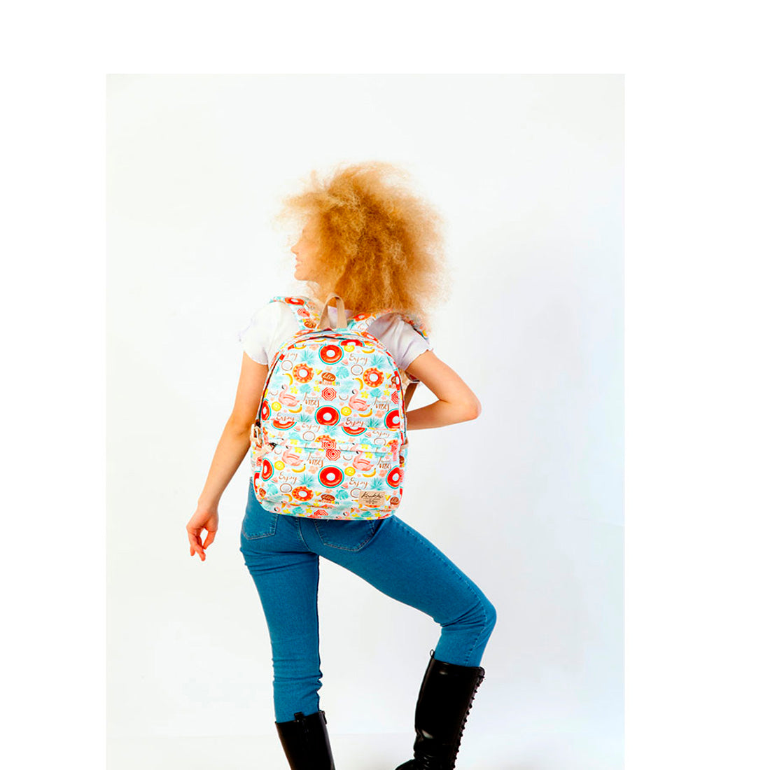 Kaukko Nature Summer Love Kız Çocuk Sırt Çantası