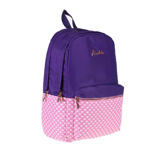 Kaukko Soft Stripe Mor Kız Çocuk Sırt Çantası