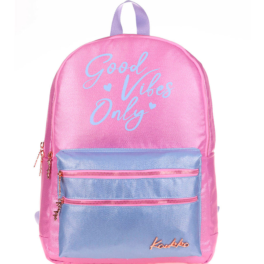 Kaukko Sparkle Duble Pembe Sırt Çantası