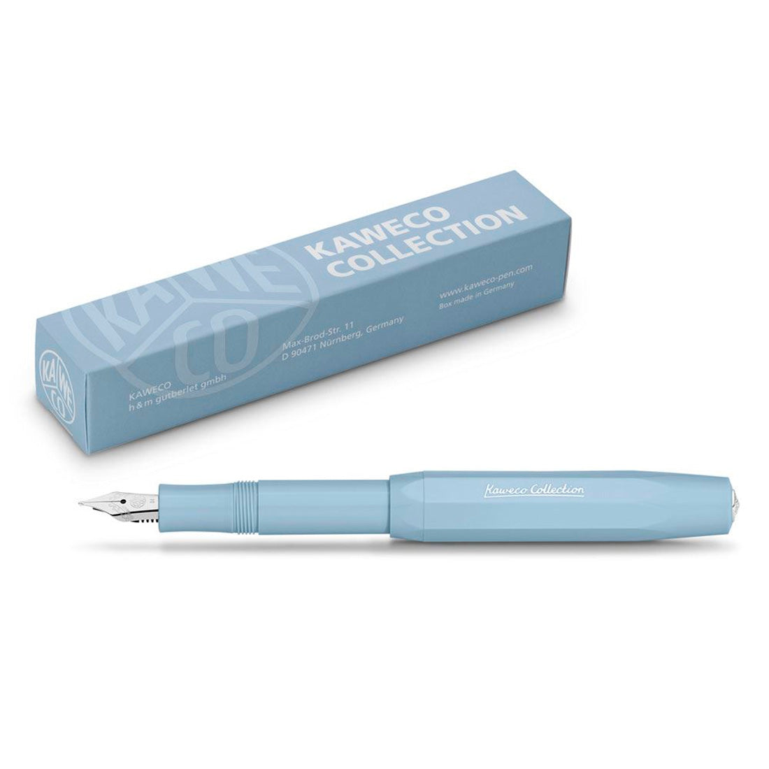 Kaweco Klasik Sport Collection Buz Mavi M Uç Dolmakalem - Hediyelik, İmza ve Yumuşak Yazım Kalemi