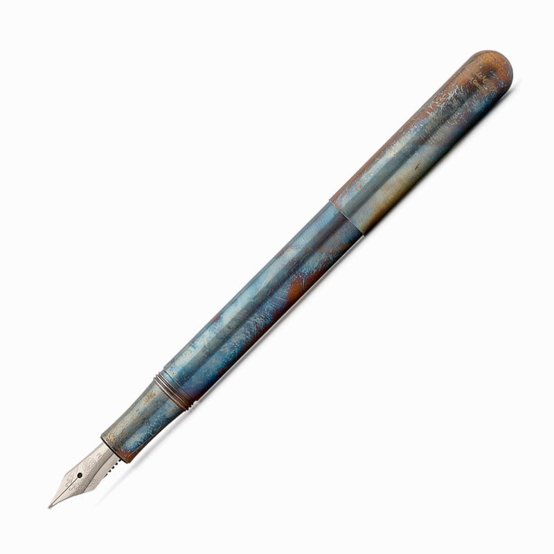 Kaweco Liliput M Uç Fireblue Stainless Steel Dolma Kalem - Prestijli İmza, Hediyelik ve Yumuşak Yazım Kalemi
