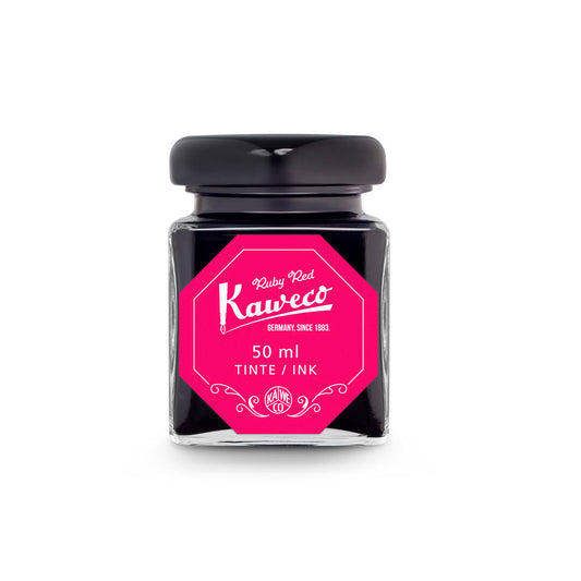 Kaweco Şişe Mürekkep Yakut Kırmızı 50 ml - Dolma Kalem ve Kaligrafi İçin