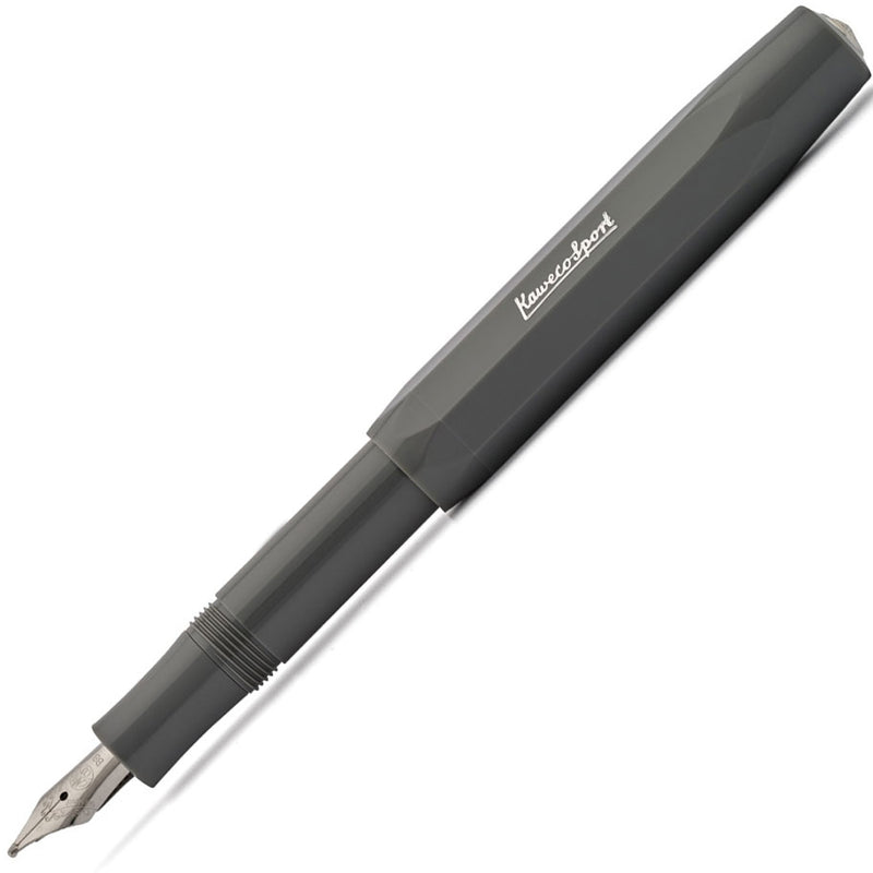 Kaweco Skyline Gri Dolma Kalem M Uç - Hediyelik İmza ve Ofis Kalemi