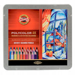 Koh-İ-Noor Polycolor Kuru Boya Kalemi 72 Renk Set - Sanatçı ve Profesyonel Çizim Kalemi
