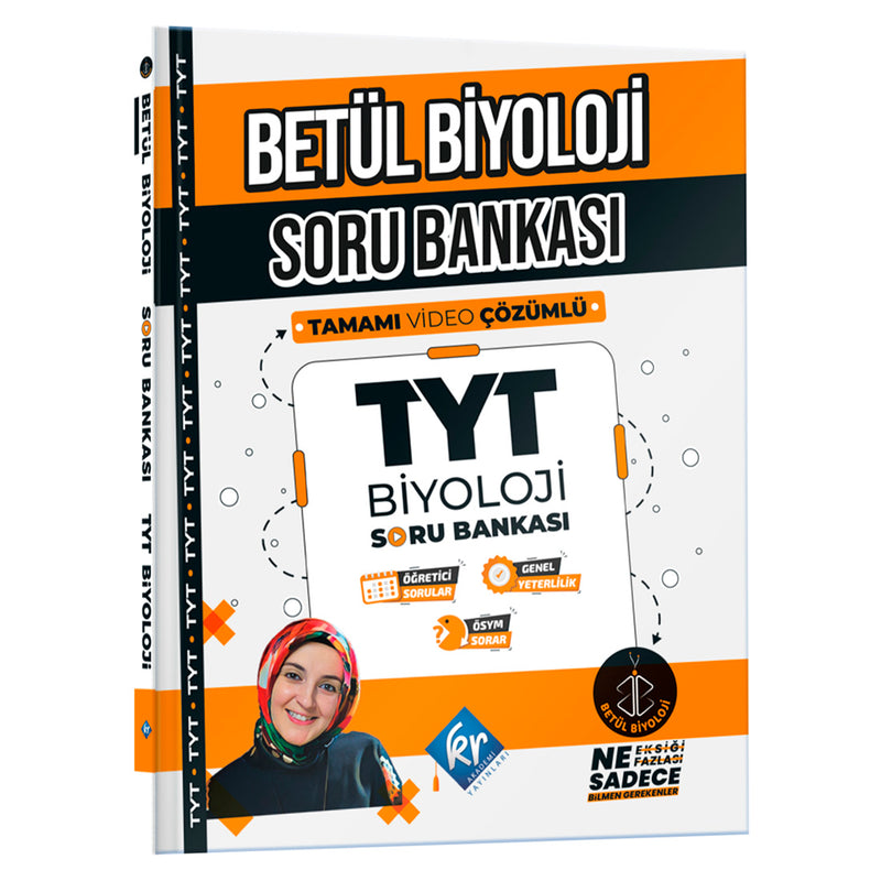 KR Akademi Yayınları Betül Biyoloji TYT Biyoloji Soru Bankası