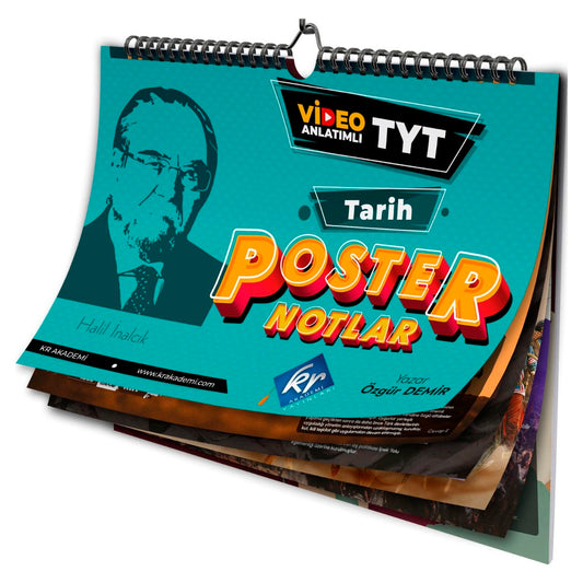 KR Akademi Yayınları TYT Tarih Poster Notlar