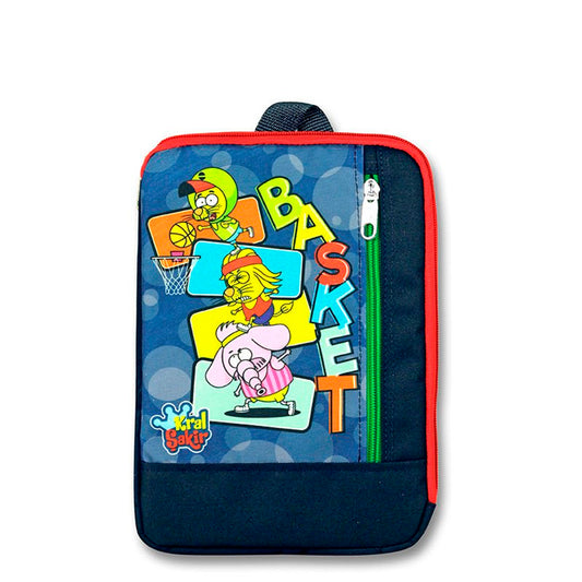 Kral Şakir Erkek Çocuk Dikey Basket Tablet Çantası