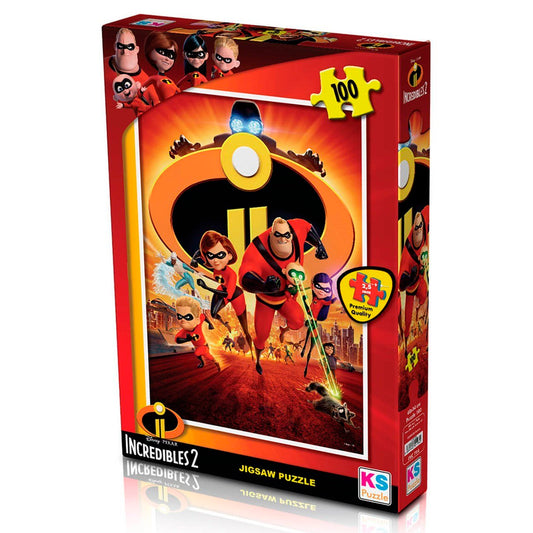 Ks Games Incredıbles 2 100 Parça Çocuk Puzzle
