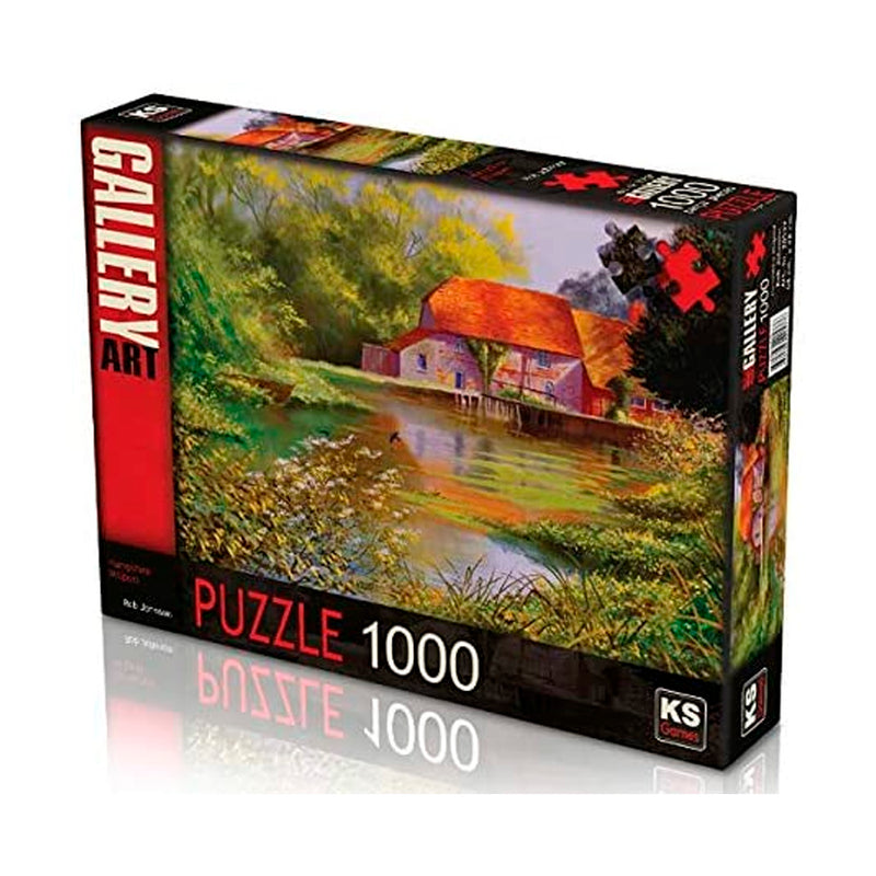 Ks Games 1000 Parça Hampshire Millpool Yetişkin Puzzle