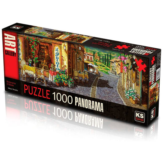 Ks Games 1000 Parça Panoramik Ristorante II Paiolo Yetişkin Puzzle