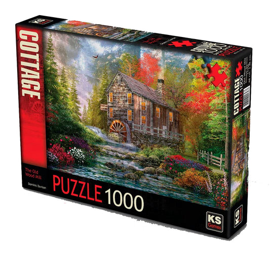 Ks Games 1000 Parça The Old Wood Mill Dominic Davison Puzzle
