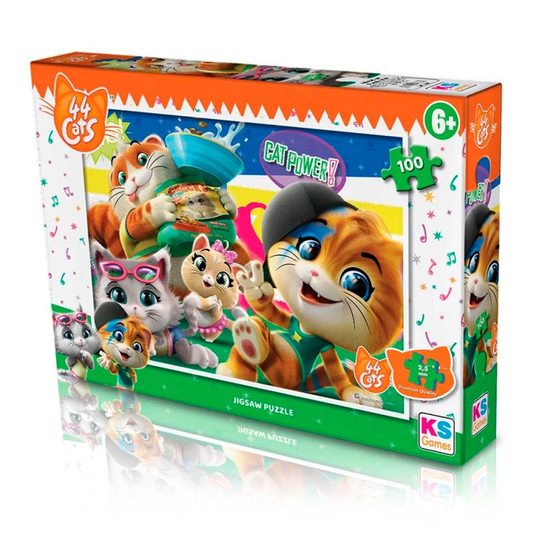Ks Games Cat 100 Parça Puzzle 714