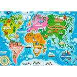 Ks Games Renkli Dünya Haritası 50 Parça Çocuk Jumbo Puzzle