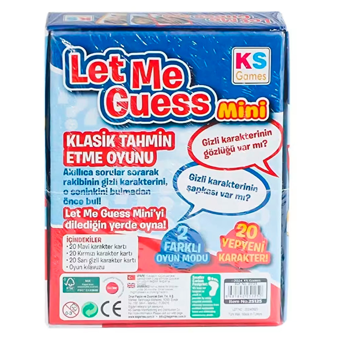 Ks Games Let Me Gues Mini 25125