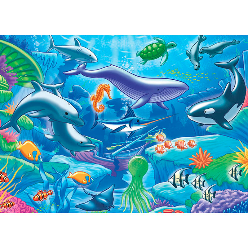 Ks Games Life In The Ocean Bo 50 Parça Çocuk Puzzle