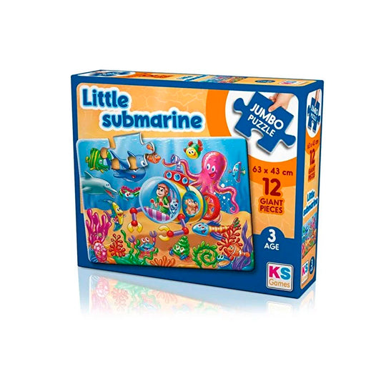 Ks Games Little Submarine 12 Parça Jumbo Çocuk Puzzle
