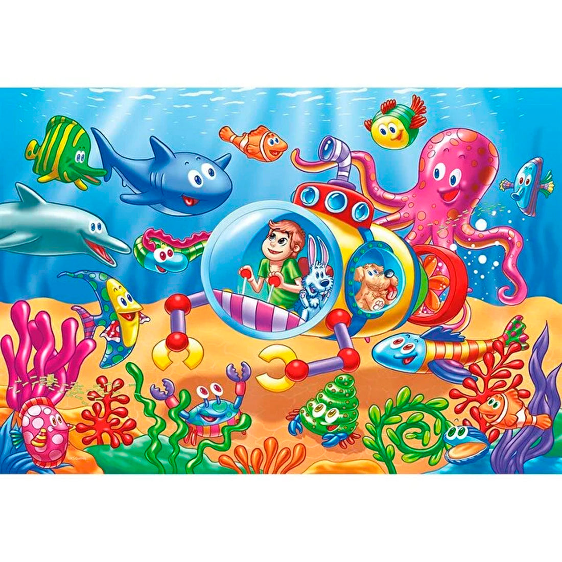 Ks Games Little Submarine 12 Parça Jumbo Çocuk Puzzle