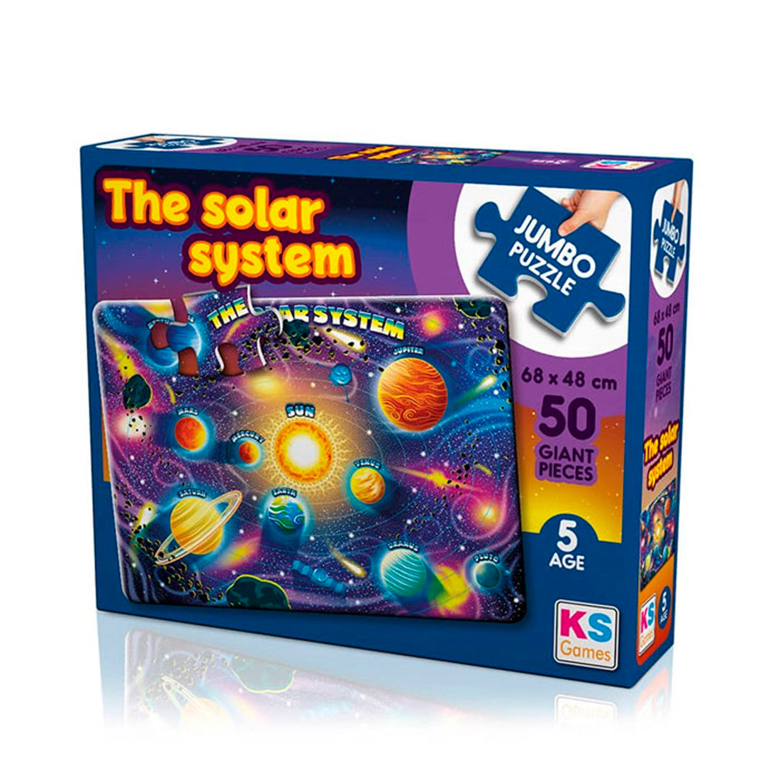 Ks Games Planets Of Solar System 50 Parça Jumbo Çocuk Puzzle