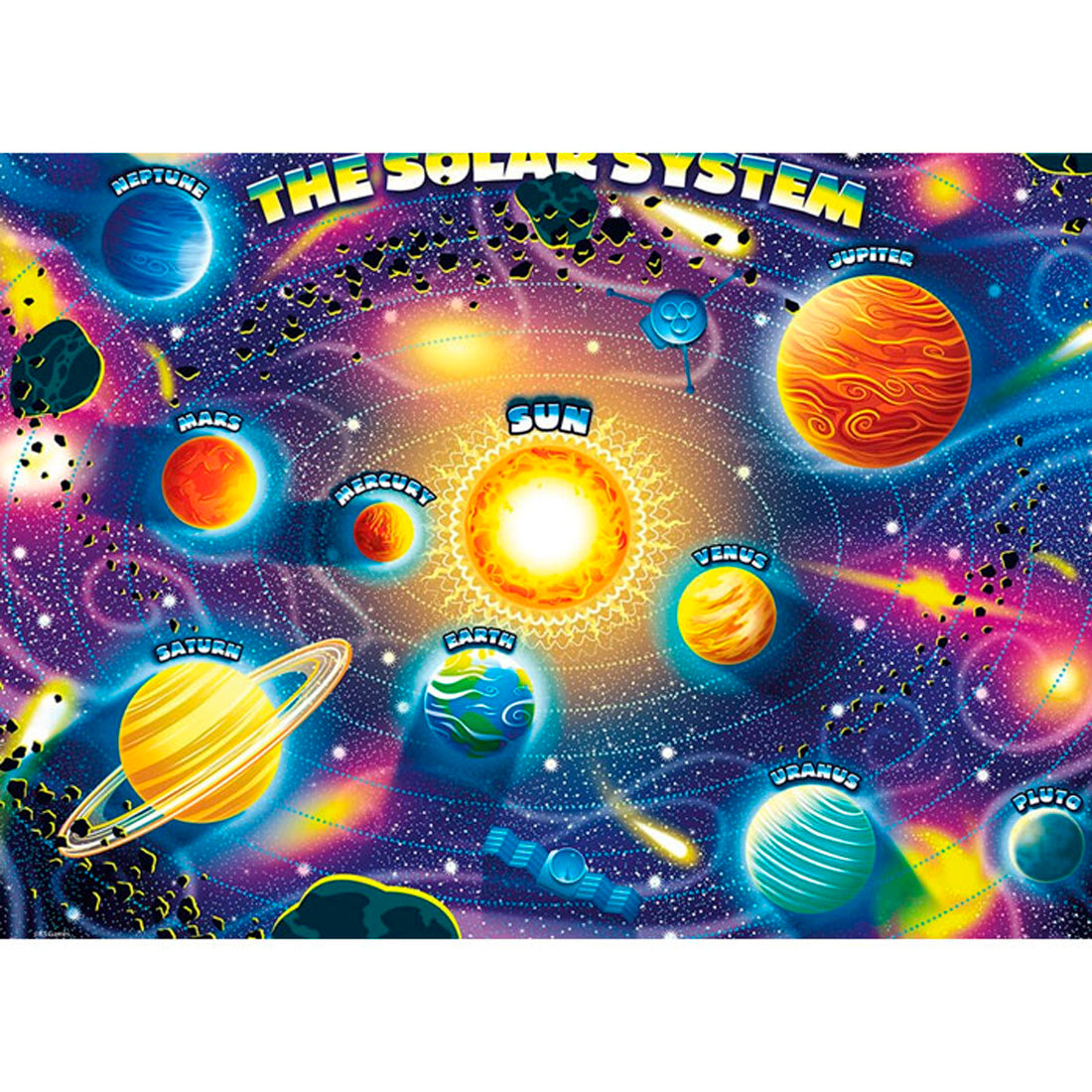 Ks Games Planets Of Solar System 50 Parça Jumbo Çocuk Puzzle