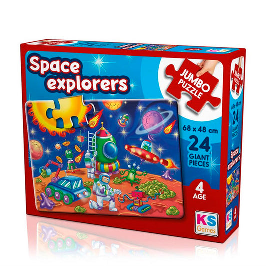 Ks Games Space Explorers 24 Parça Jumbo Çocuk Puzzle
