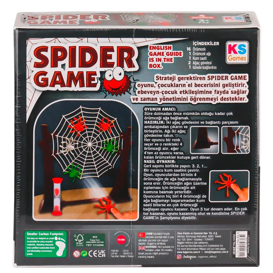Ks Games Spider Game Tr-Eng