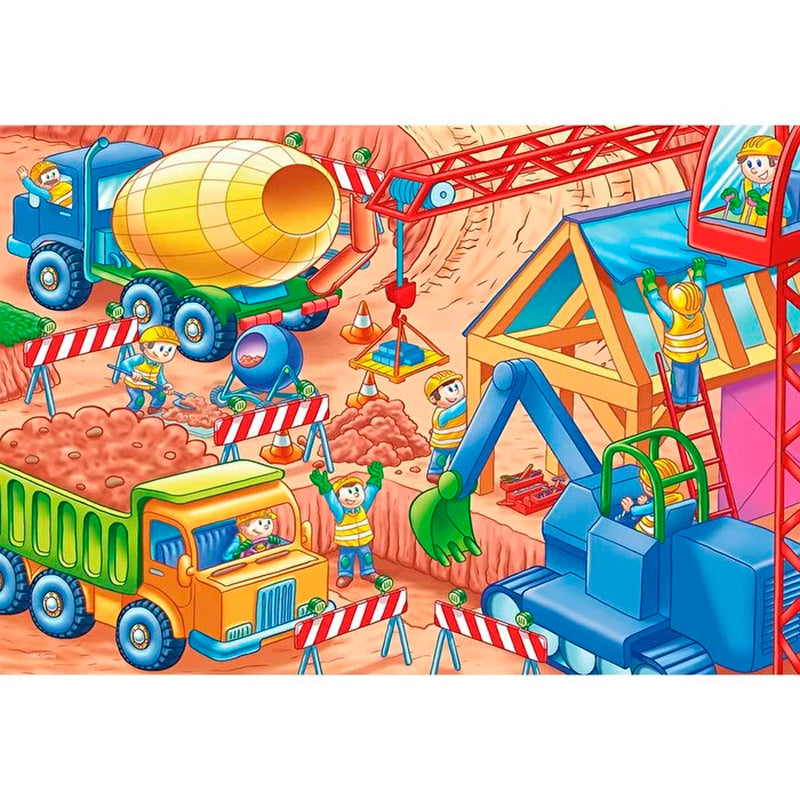 Ks Games Under Construction 12 Parça Jumbo Çocuk Puzzle