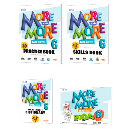 Kurmay Yayınları 6. Sınıf New More & More Englısh Practıce Book+(Sözlük)