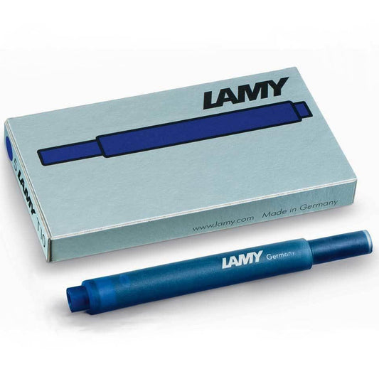 Lamy 5'li Dolma Kalem Kartuşu Mavi-Siyah - Dolma Kalem Mürekkep Yedek Kartuşu