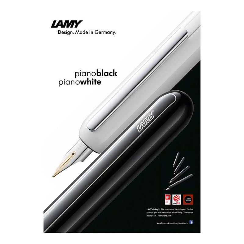 Lamy Dialog Siyah Gövde Dolma Kalem - Prestijli İmza ve Hediyelik Kalem